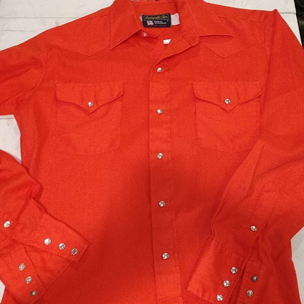Vintage Panhandle Slim Pearl Snap Shirt - Picture 5 of 5